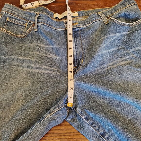 Vtg Mossimo Denim Long & Slender Women's Size 18 Wide-Leg‎ Bootcut High-Waist - Picture 11 of 16